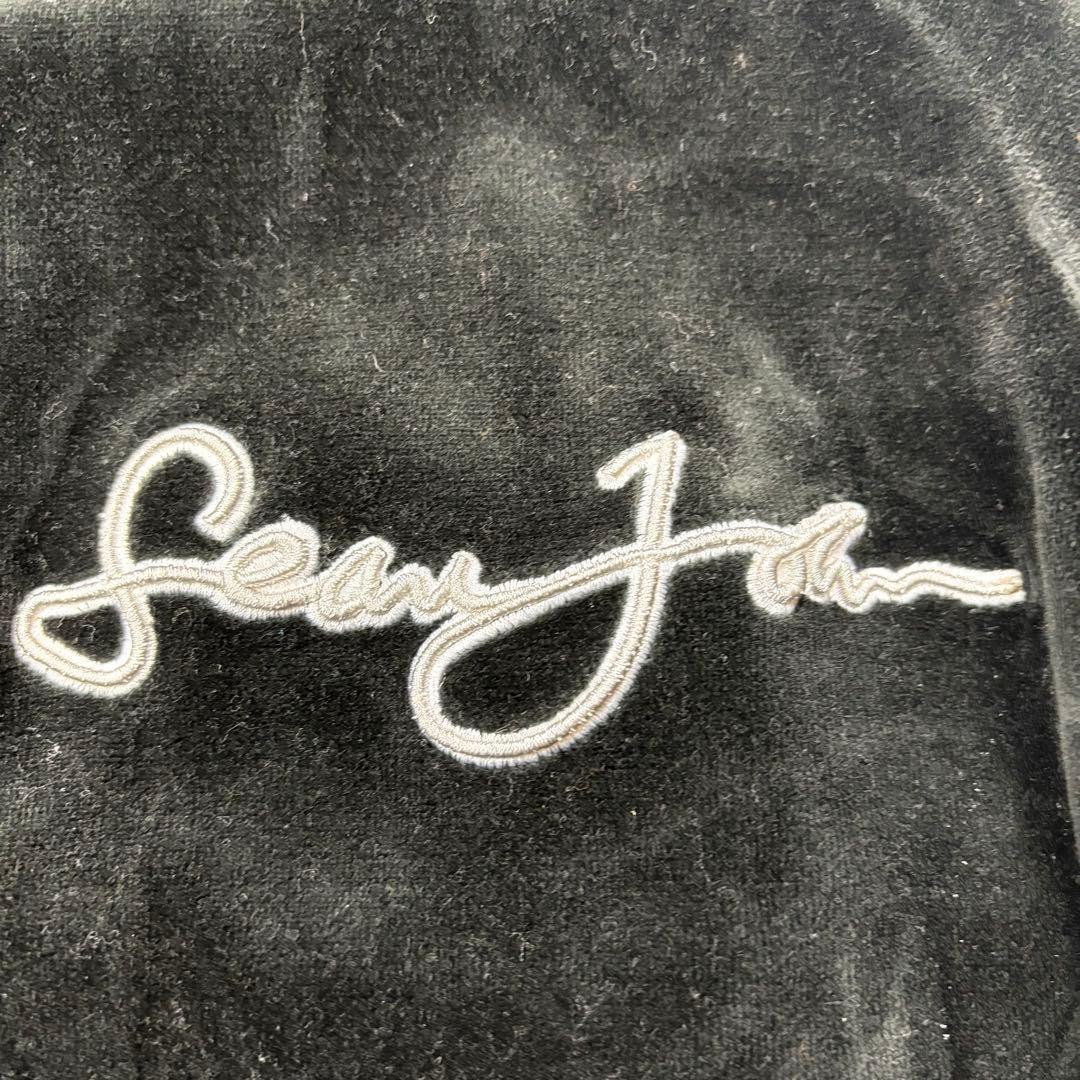 ✨美品/XXL✨ショーンジョン　ベロア　ジャージ　セットアップ　デカロゴ　刺繍