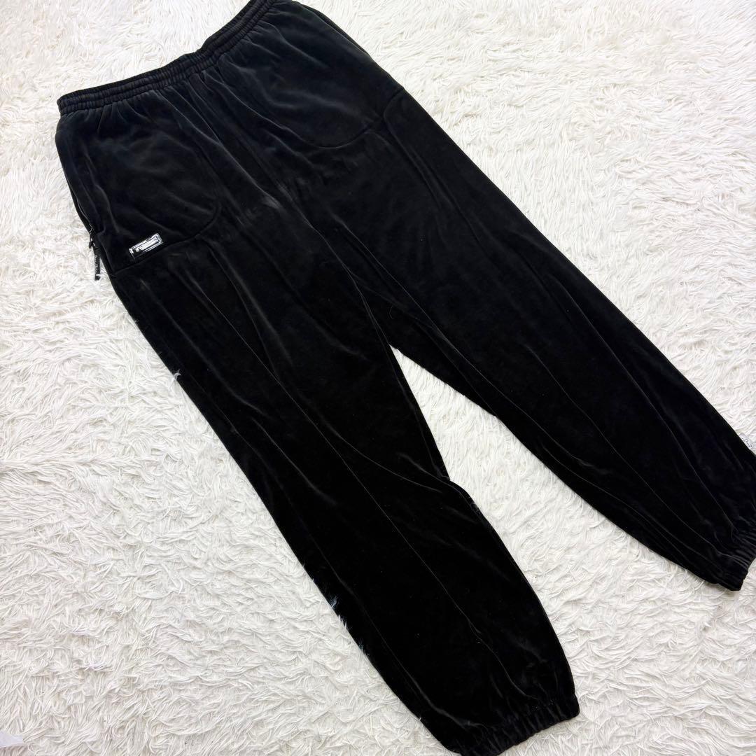 ✨美品/XXL✨ショーンジョン　ベロア　ジャージ　セットアップ　デカロゴ　刺繍