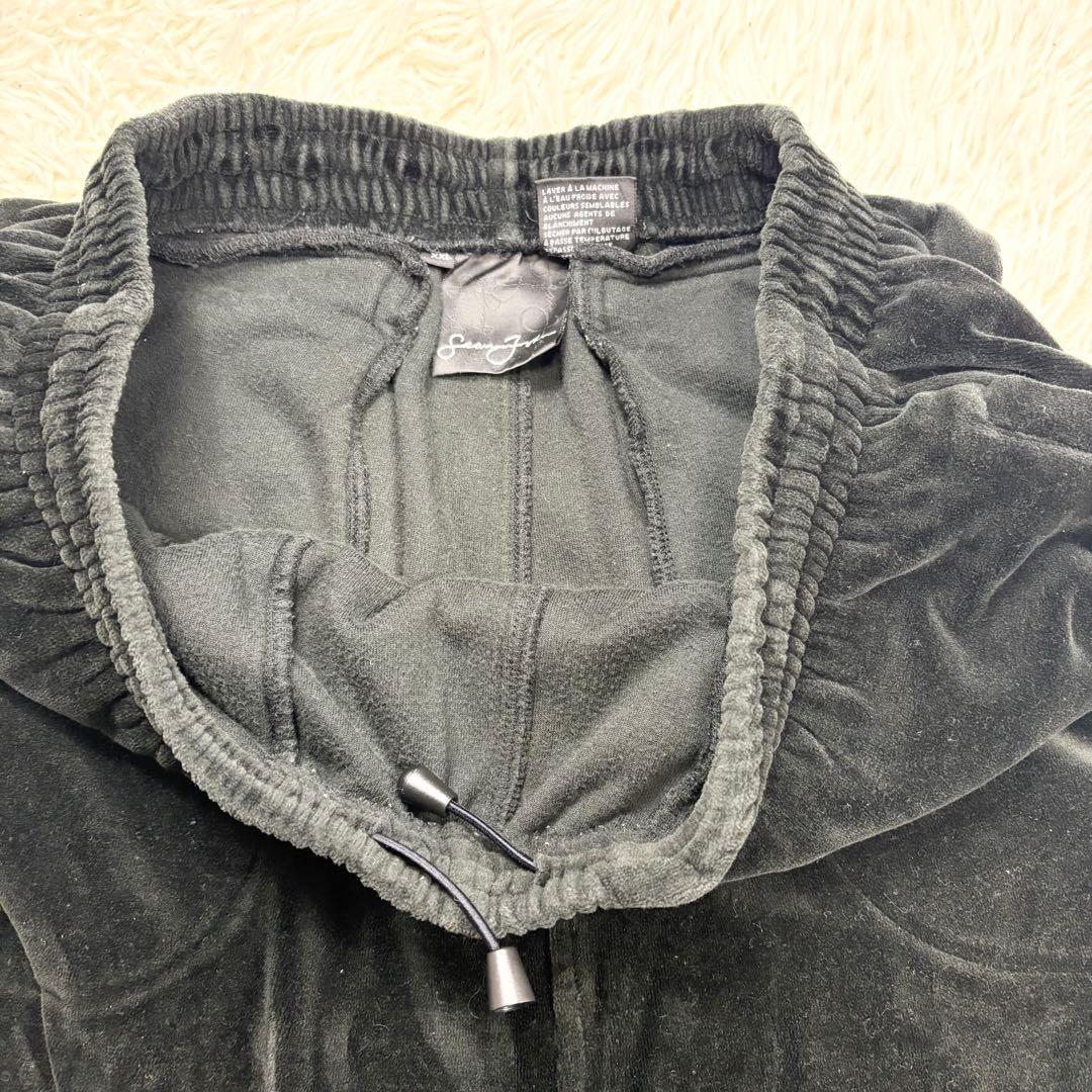 ✨美品/XXL✨ショーンジョン　ベロア　ジャージ　セットアップ　デカロゴ　刺繍