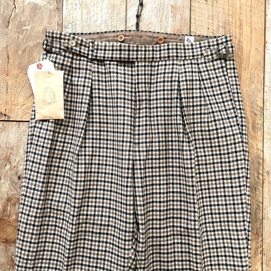 【新品】KAPTAIN SUNSHINE テーパード ウール スラックス パンツ