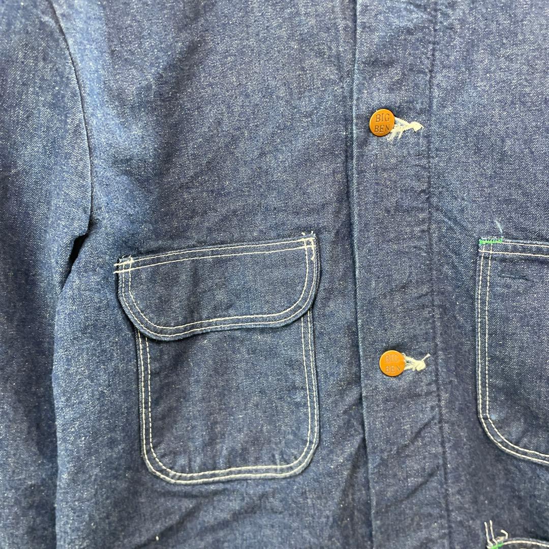 【美品】BIG BEN デニム カバーオール 濃厚 ライナー USA製