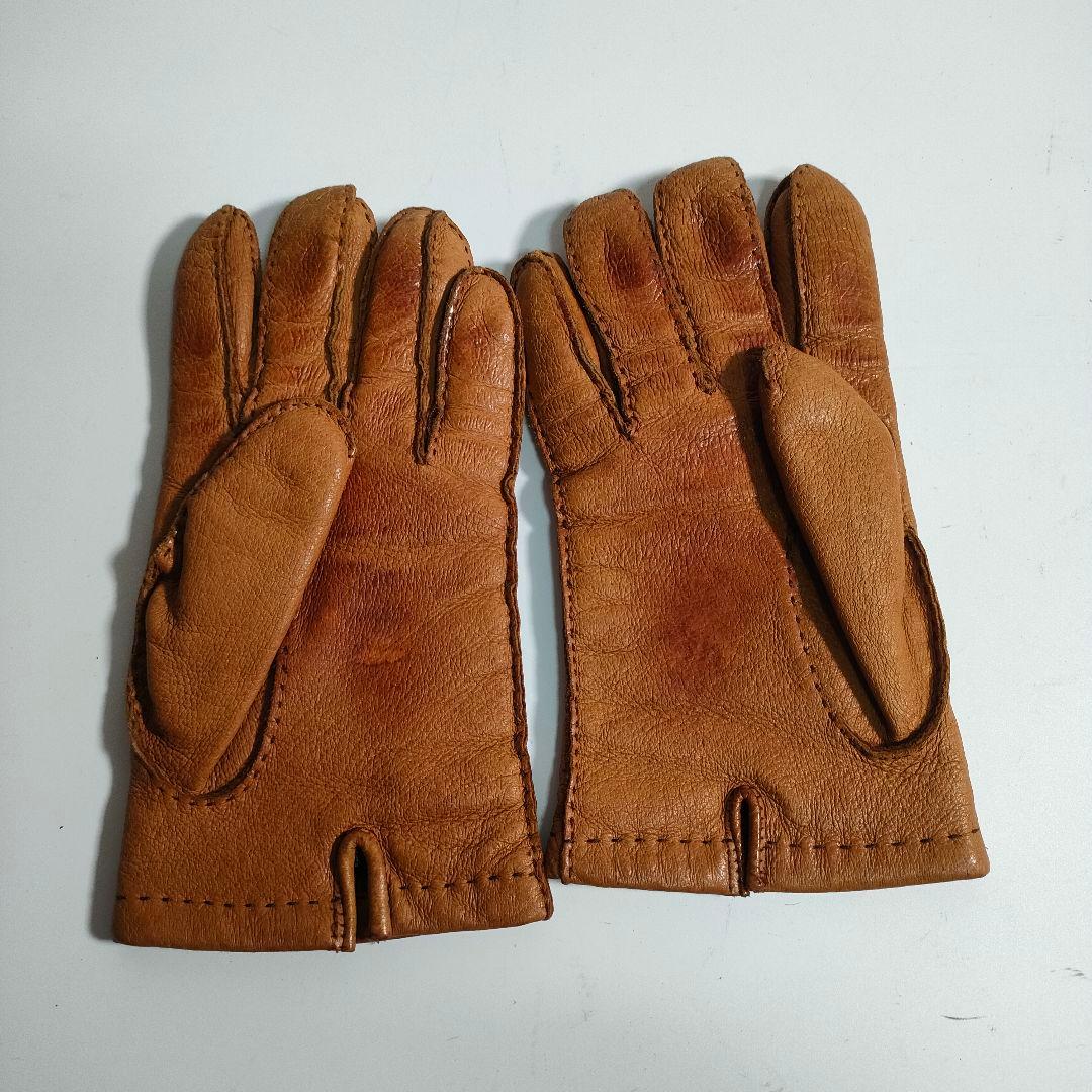 NEW & LINGWOOD 手袋 ペッカリー レザー グローブ 丸善別注