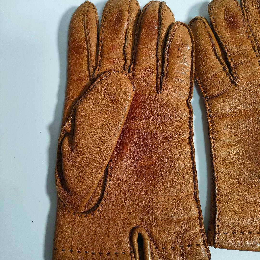 NEW & LINGWOOD 手袋 ペッカリー レザー グローブ 丸善別注