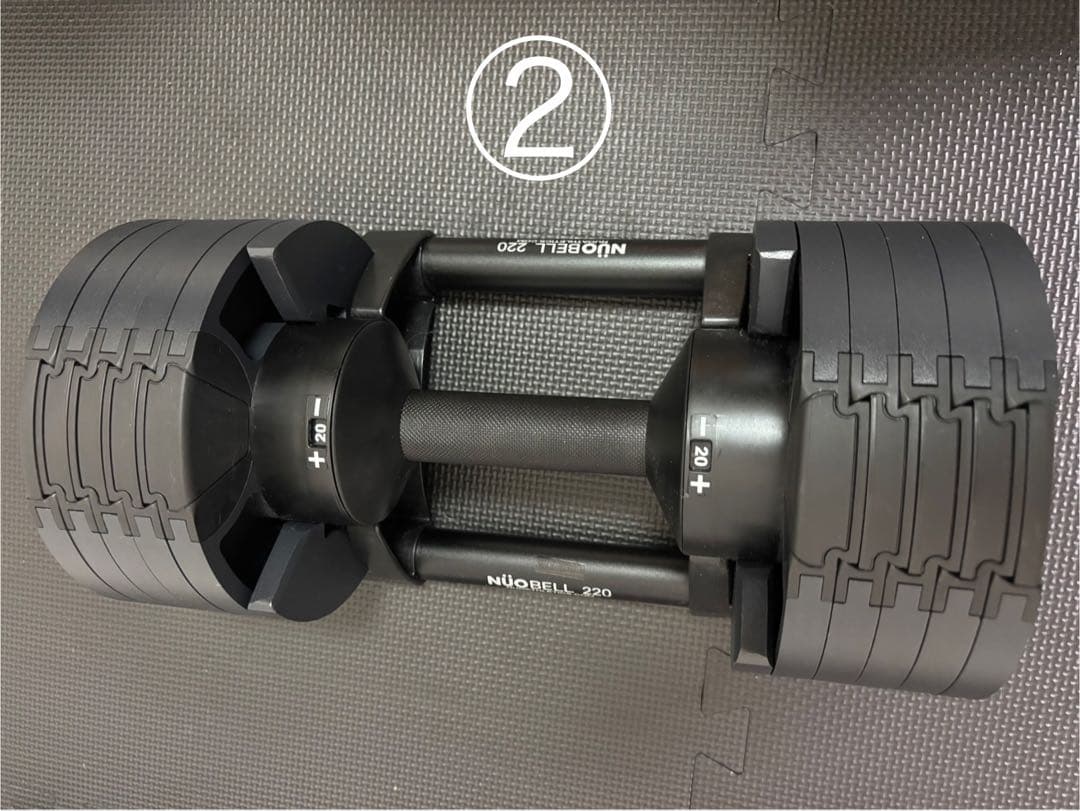②NUOBELL(FLEXBELL)20kg可変式2kg刻み 2個セット購入必須