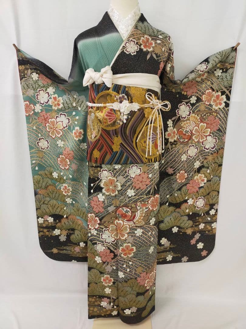 【Classic-Style】★★正絹　京友禅振袖　7点フルセット★★