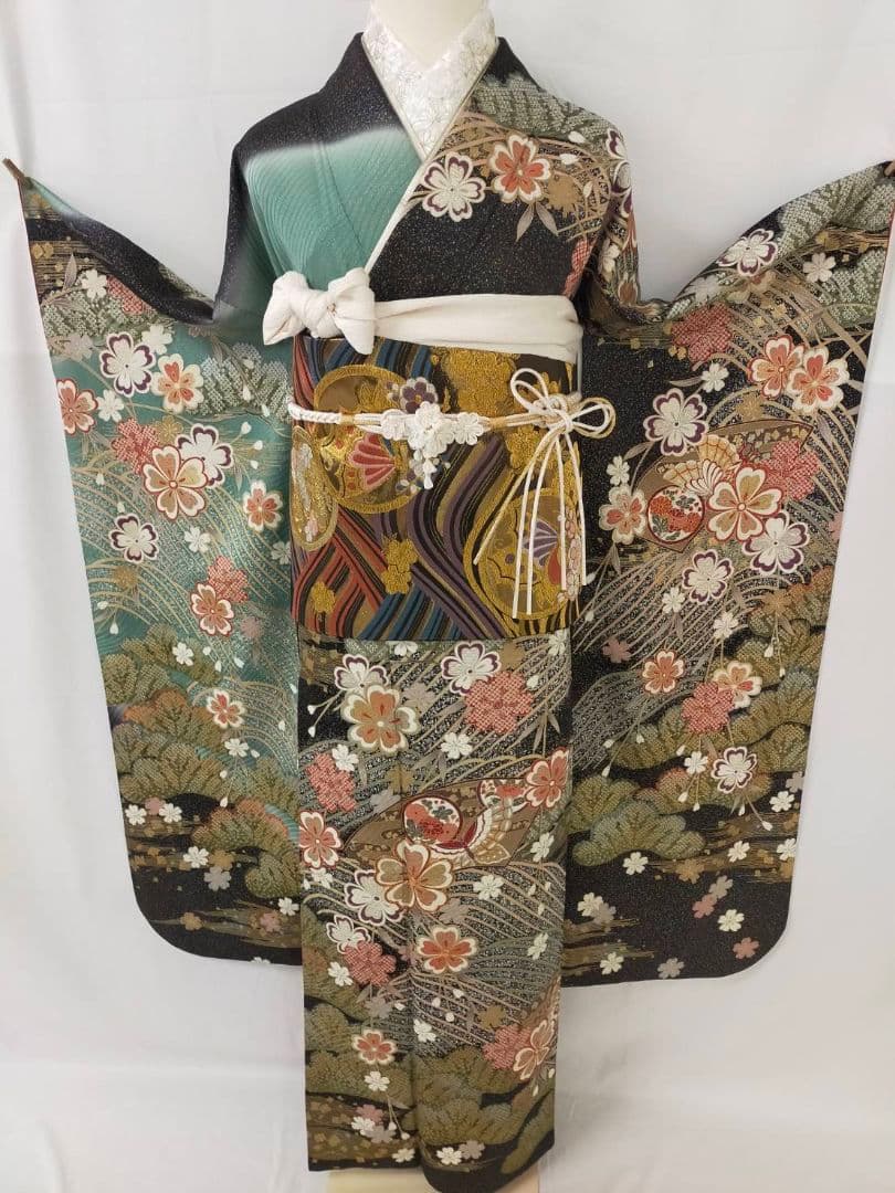 【Classic-Style】★★正絹　京友禅振袖　7点フルセット★★