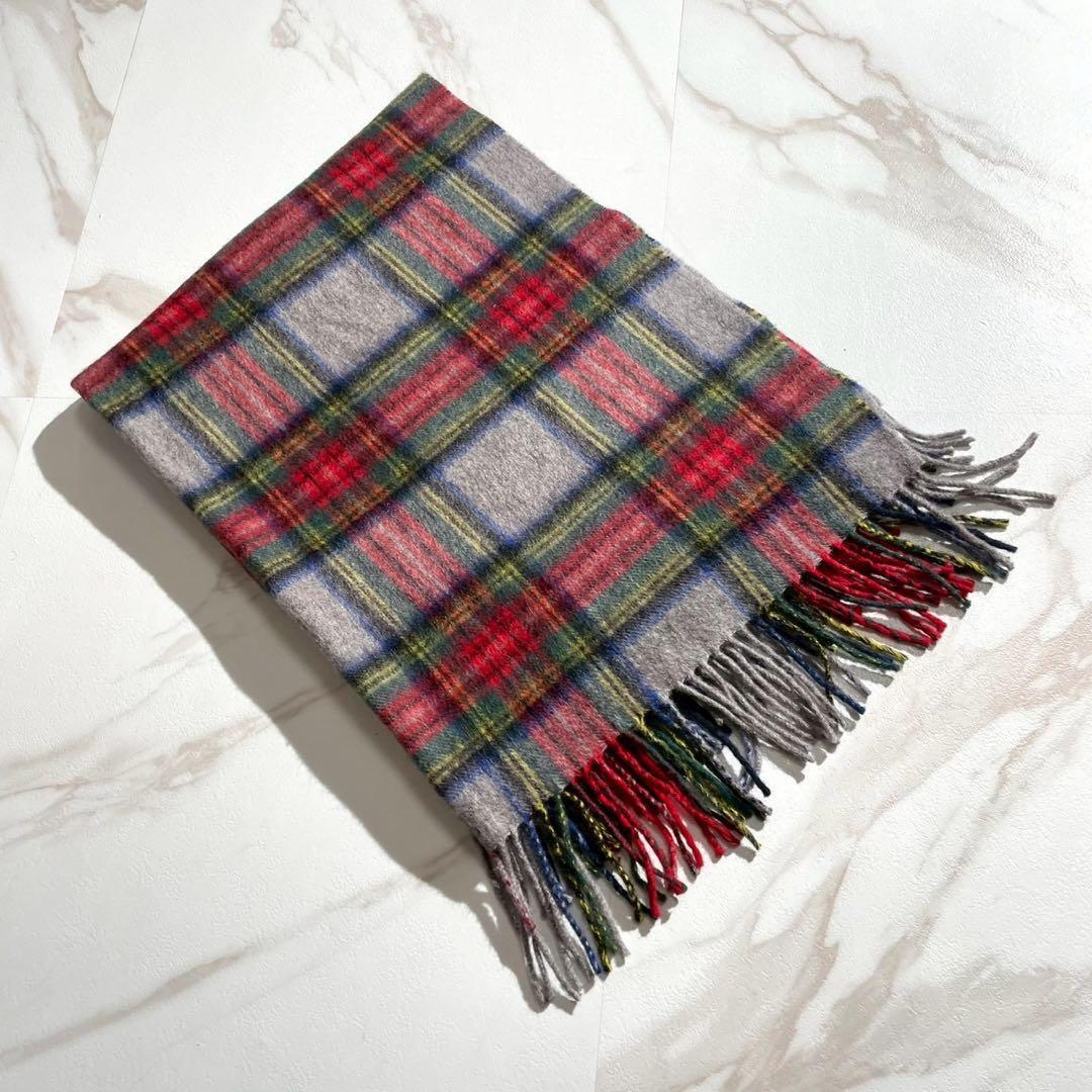 【極美品/カシミヤ100%】ジョンストンズ 大判ストール 200 x 70cm