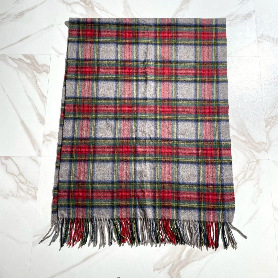 【極美品/カシミヤ100%】ジョンストンズ 大判ストール 200 x 70cm