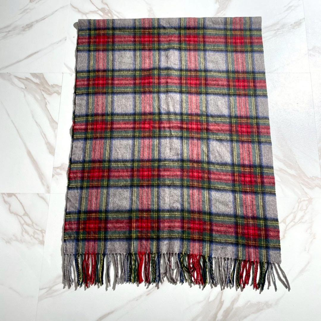 【極美品/カシミヤ100%】ジョンストンズ 大判ストール 200 x 70cm