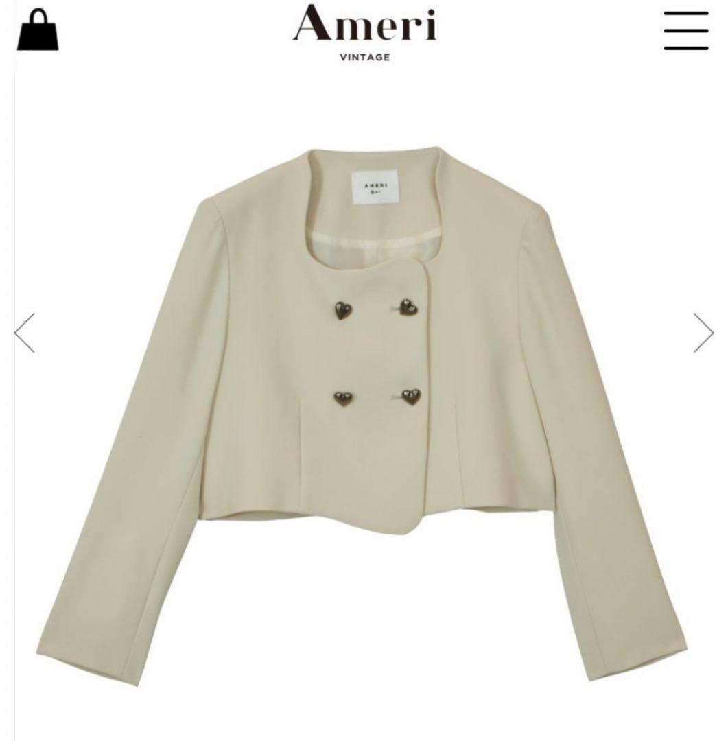 AMERI　OTONA MUSE CURVE HEART JACKET