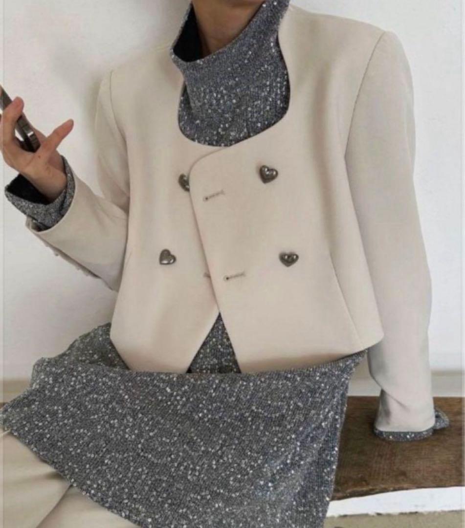 AMERI　OTONA MUSE CURVE HEART JACKET