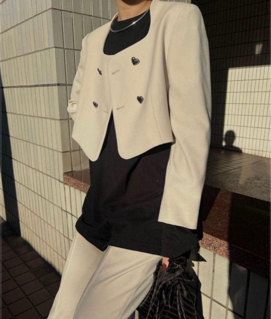 AMERI　OTONA MUSE CURVE HEART JACKET