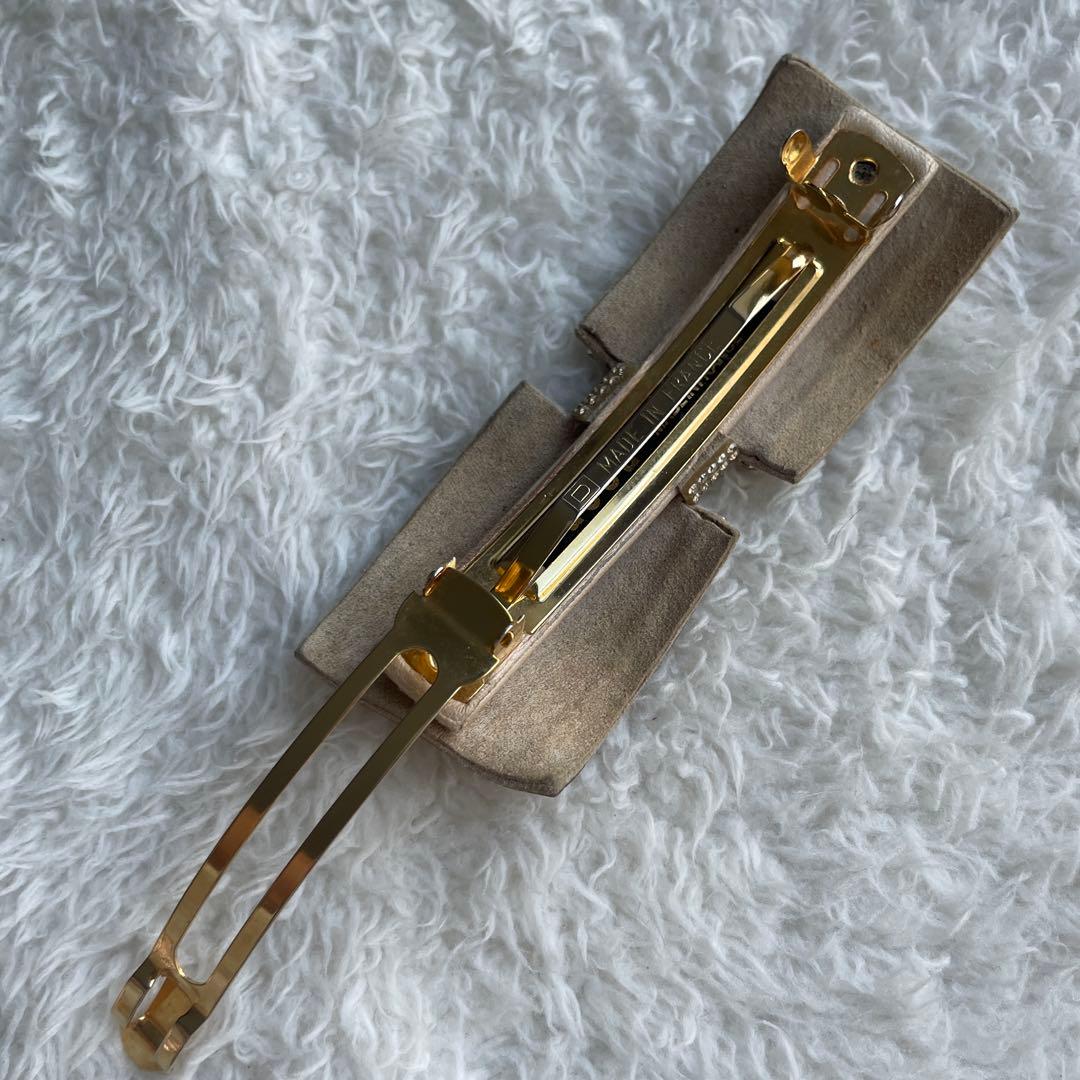 ACCA スワロフスキー リボン バレッタ ピンク キラキラ