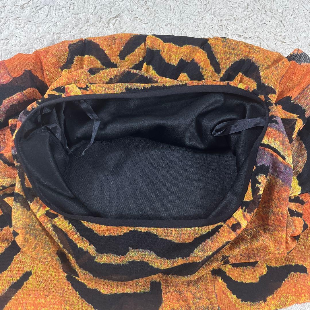 ✨極美品 VIVIENTAM 希少トラ柄 パワーネット フリル スカート