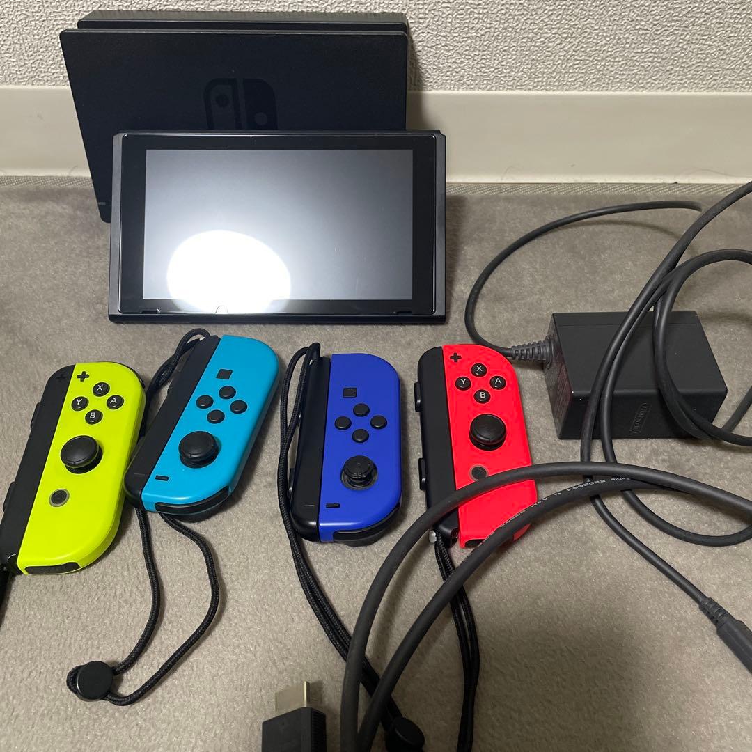 Nintendo Switch 本体 ジョイコン4つ付き
