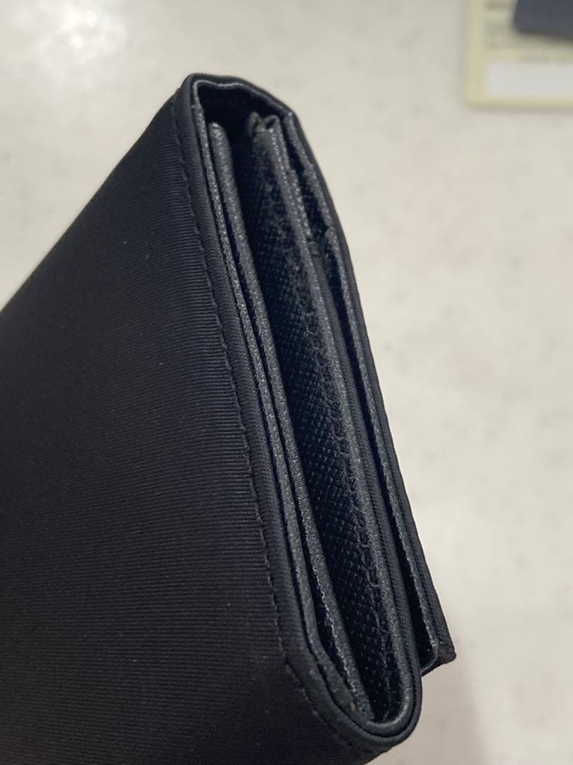 PRADA テッスート 長財布 ネロ