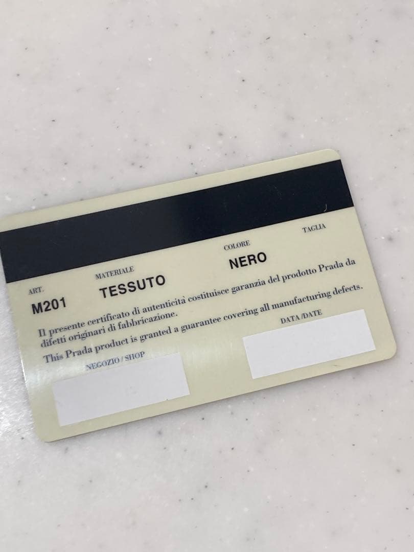 PRADA テッスート 長財布 ネロ