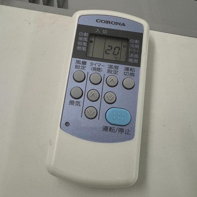 美品【 CORONA 】コロナ 窓用ルームエアコン リモコン付CWH-A1822