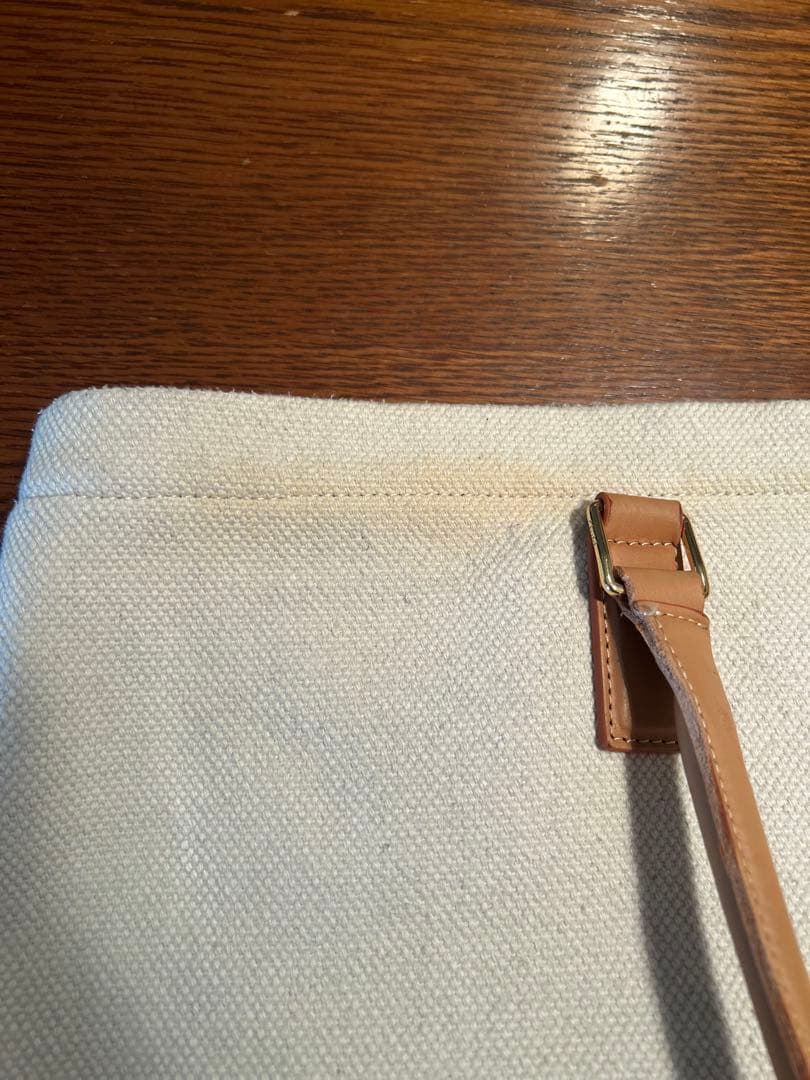 ほ*る様 【中古!CELINEキャンバス ロゴプリント ホリゾンタル カバ トー