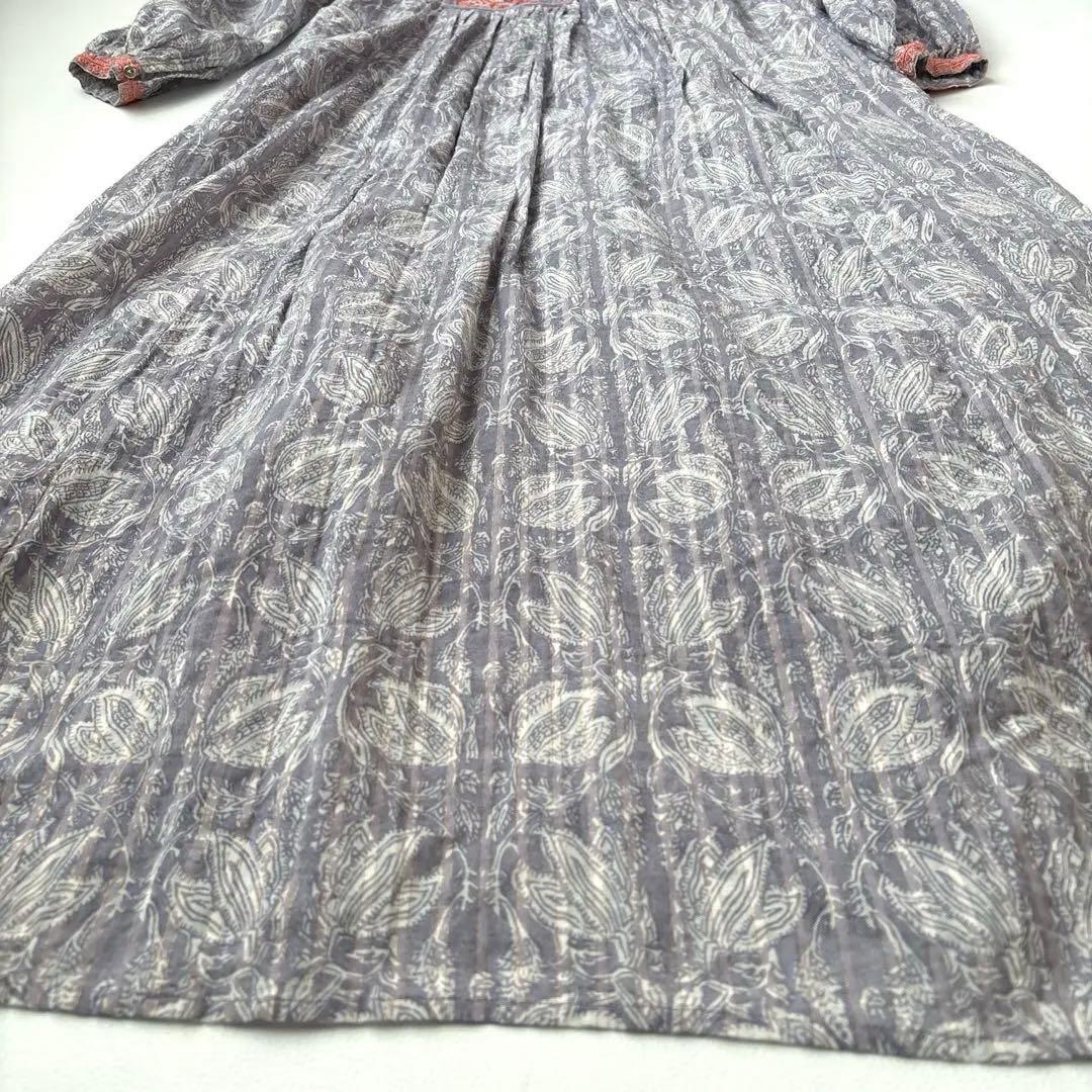 ヌキテパ　ヨークエンブロイダリードレスワンピース　ビューティー＆ユースライラック