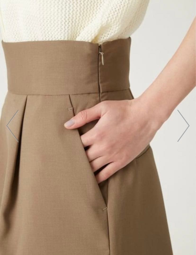 フレイアイディー FRAY ID ツータックキュロットパンツ／ウォッシャブル