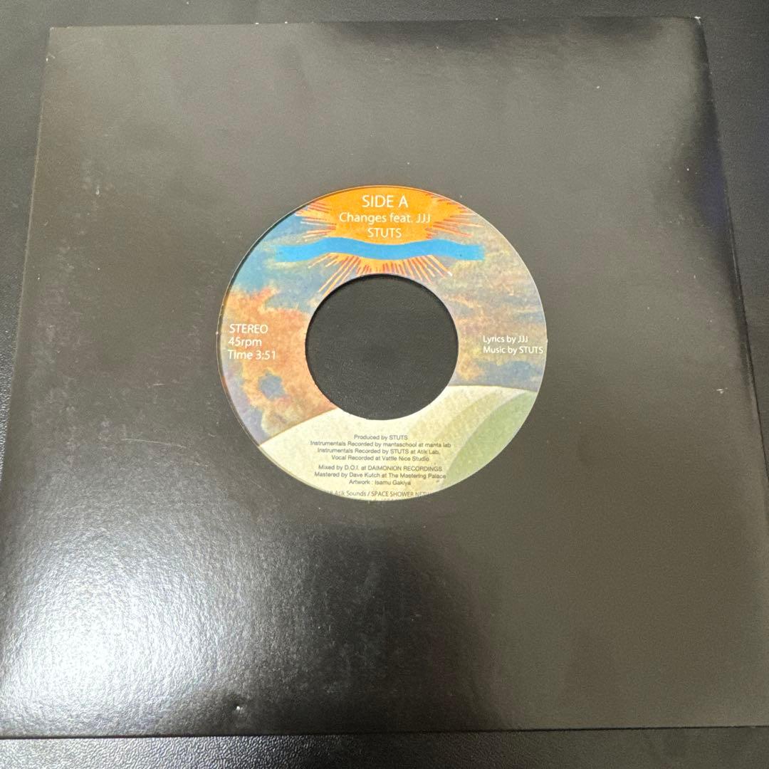 JJJ STUTS 7インチレコード Change