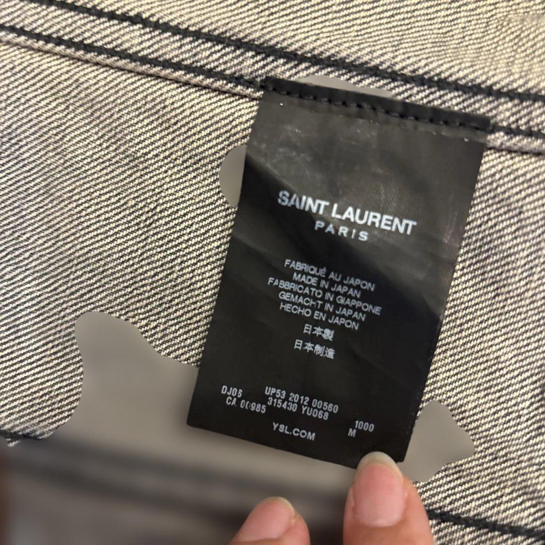SAINT LAURENT ダークデニムジャケット　メンズ
