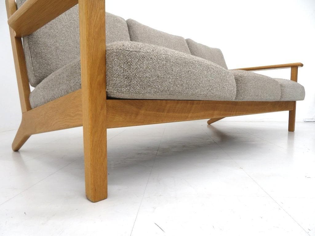 展示品　ウニコ　ヴィスカ　3人掛けソファ　オーク材　北欧　トリプルソファ