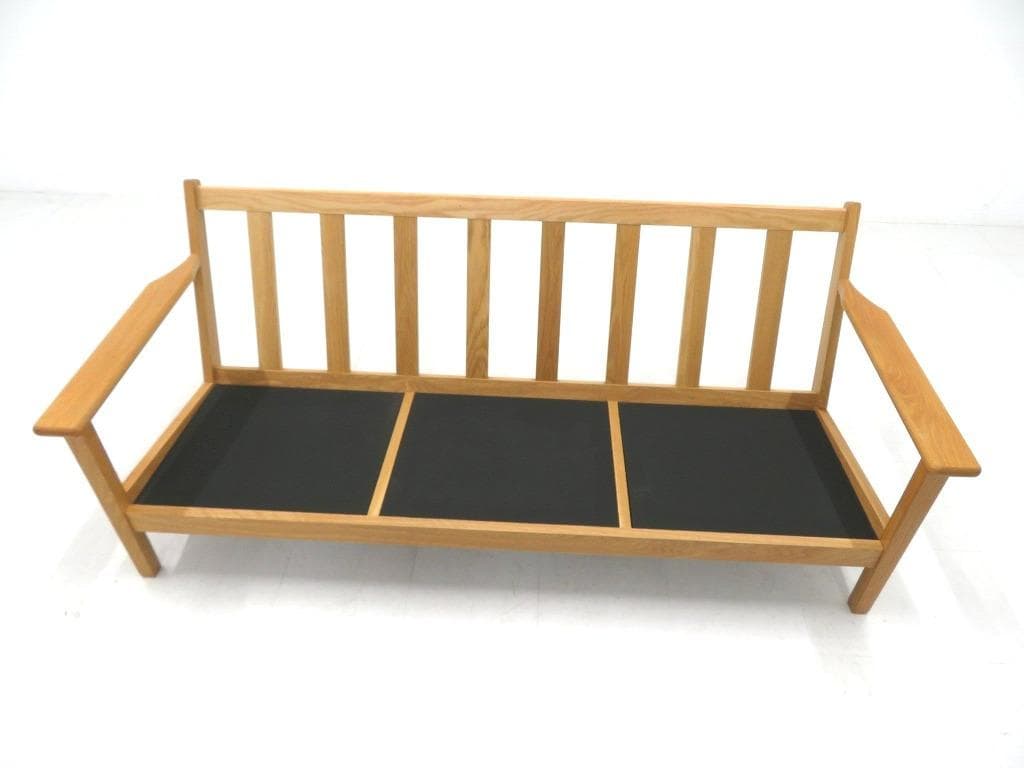 展示品　ウニコ　ヴィスカ　3人掛けソファ　オーク材　北欧　トリプルソファ