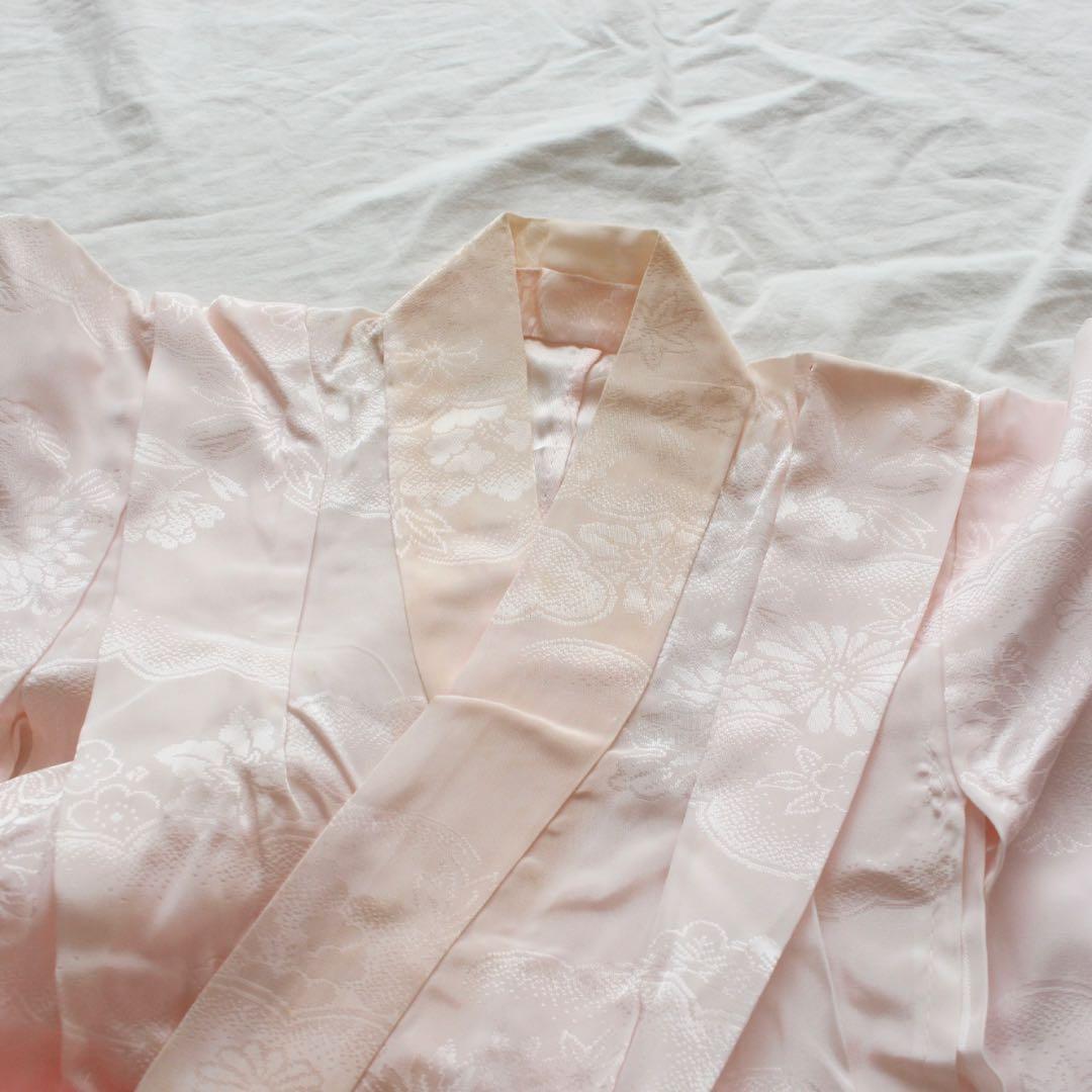 七五三 7歳 女の子 子供 赤 着物 帯 セット