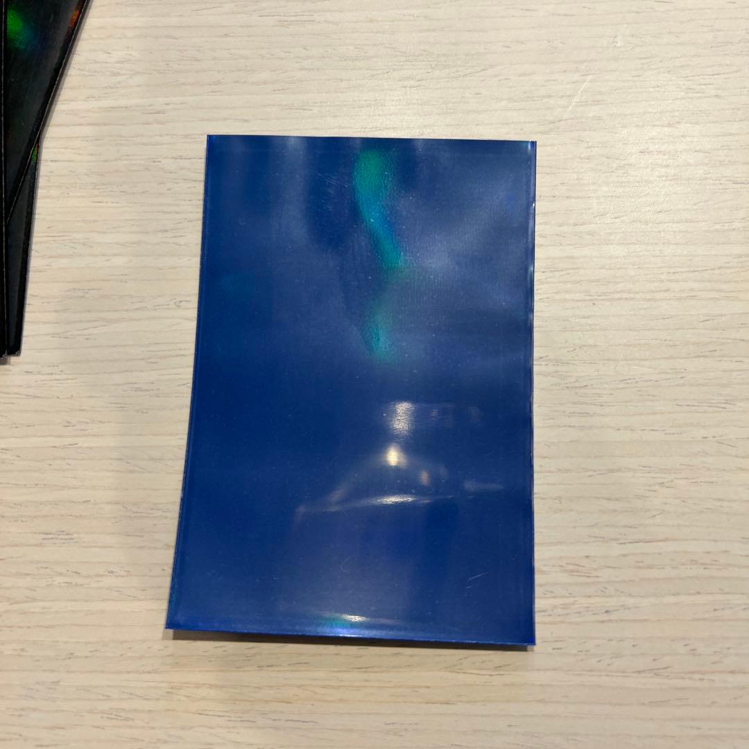 遊戯王 初期ロゴ スリーブ 青60枚 美品