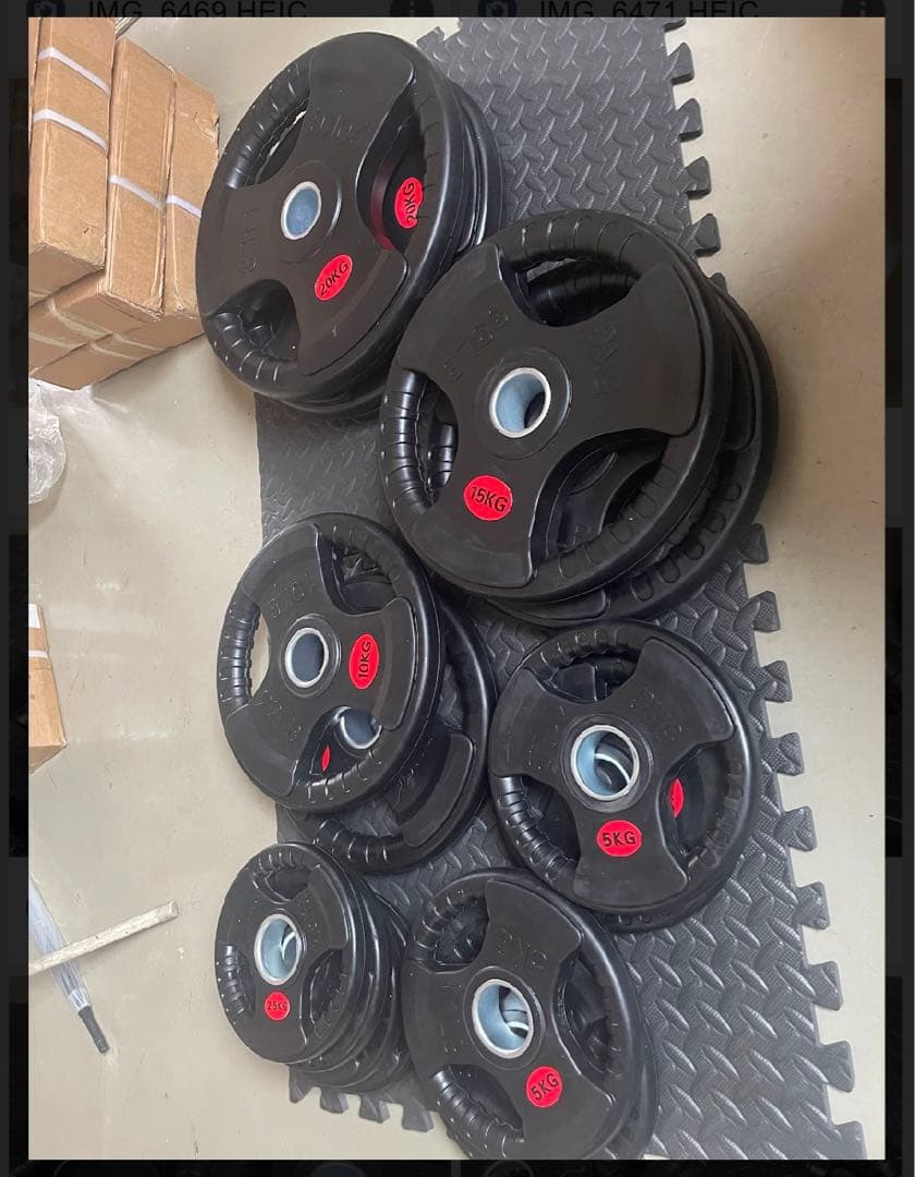 バーベルプレート　　セット