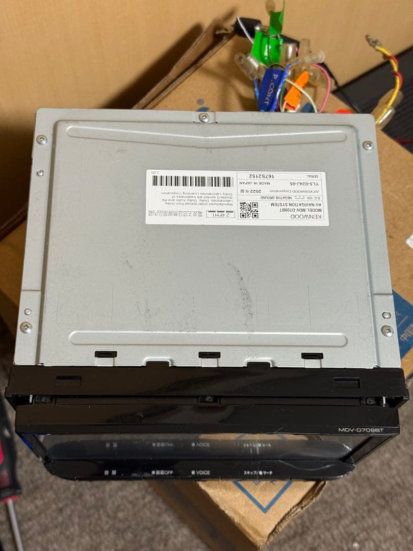 Kenwood カーナビ MDV-D709BT map data2021