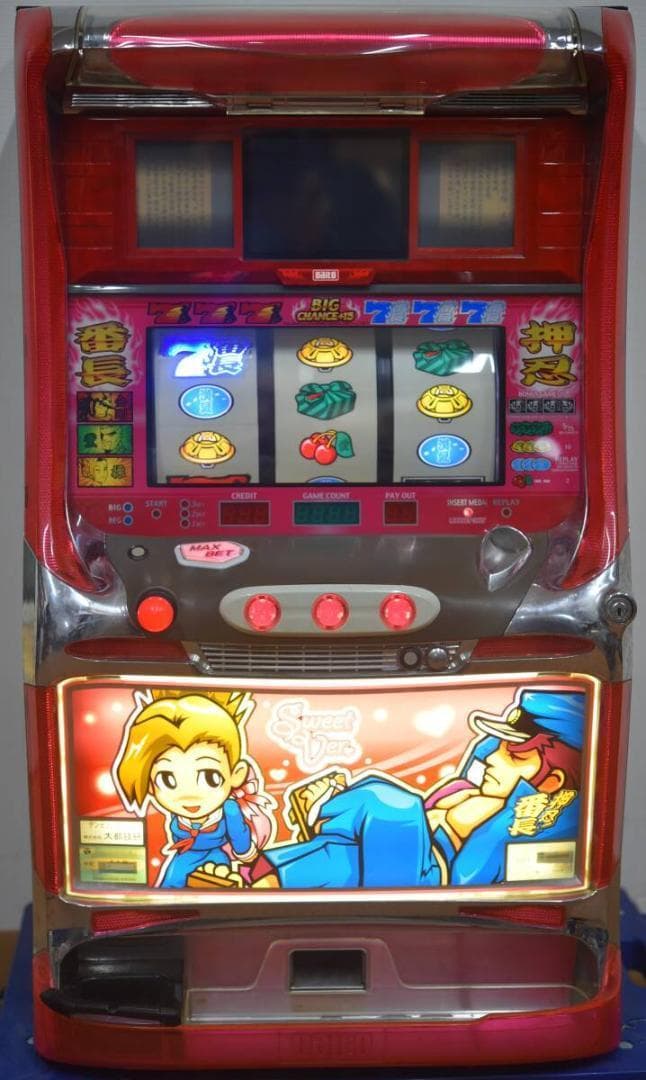 【パチスロ実機】大都技研★押忍！番長【不要機付】４号機・希少台・人気台