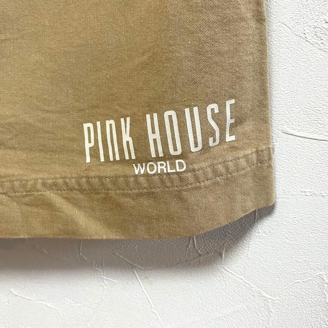 ピンクハウス　PINKHOUSE ジャンパースカート　オーバーオール　ベージュ