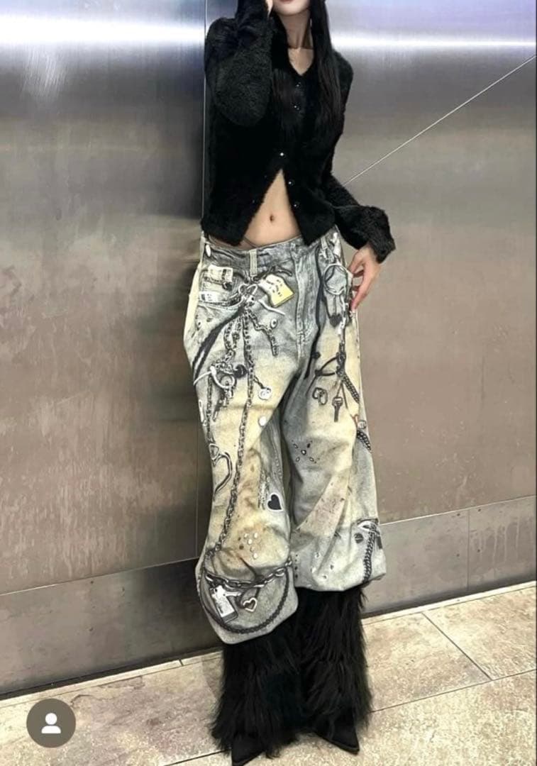 新品紙タグ付♡theredthread♡S print sweat1 toys