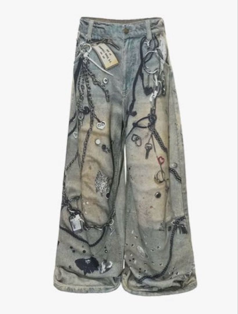 新品紙タグ付♡theredthread♡S print sweat1 toys