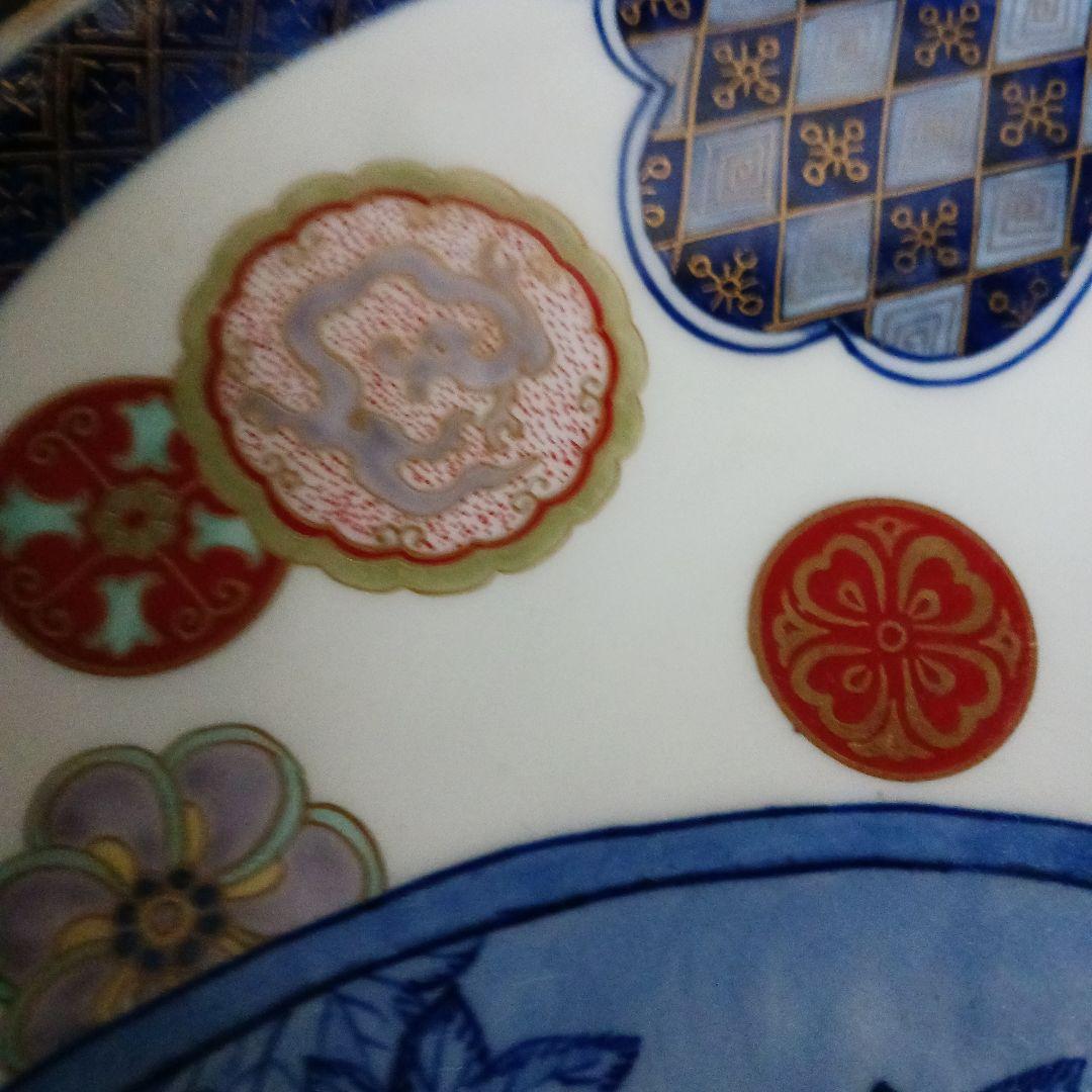 希少 骨董【オールド香蘭】8.5寸皿 26cm