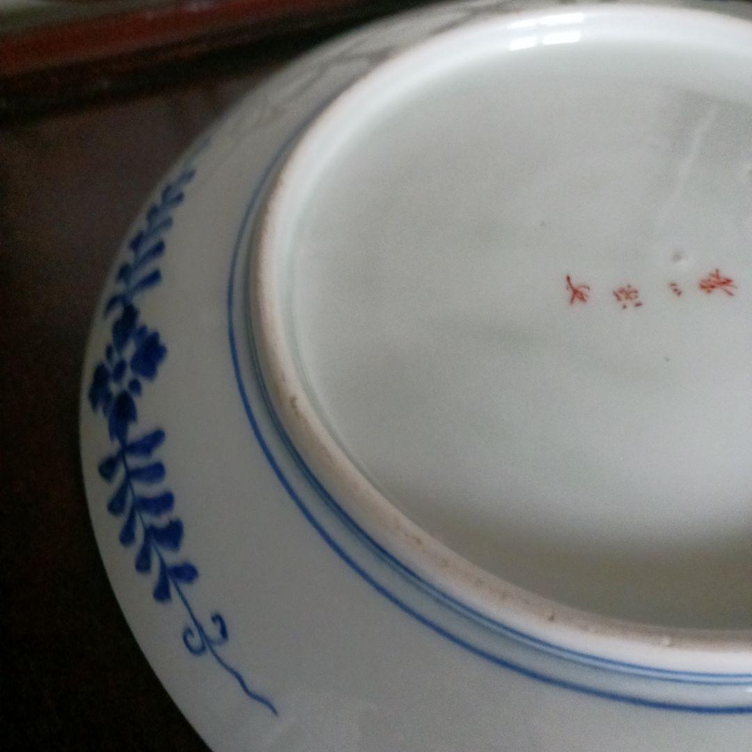 希少 骨董【オールド香蘭】8.5寸皿 26cm