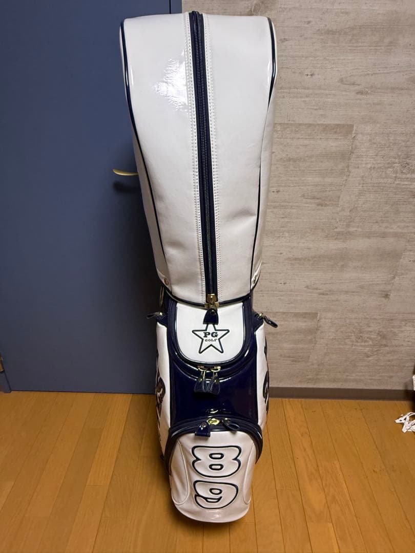 【期間限定値下げ】PEARLY GATES キャディバッグ ホワイト/ネイビー