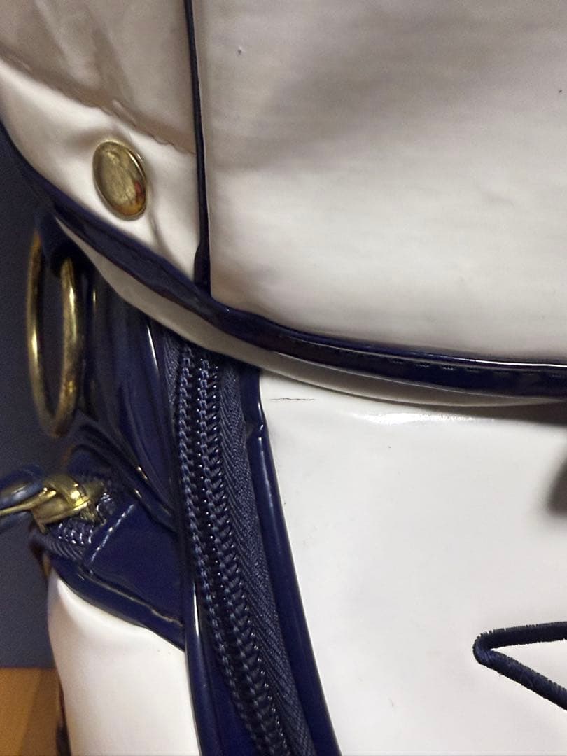 【期間限定値下げ】PEARLY GATES キャディバッグ ホワイト/ネイビー