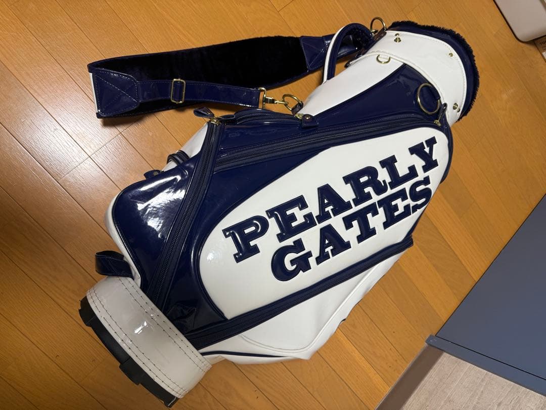 【期間限定値下げ】PEARLY GATES キャディバッグ ホワイト/ネイビー