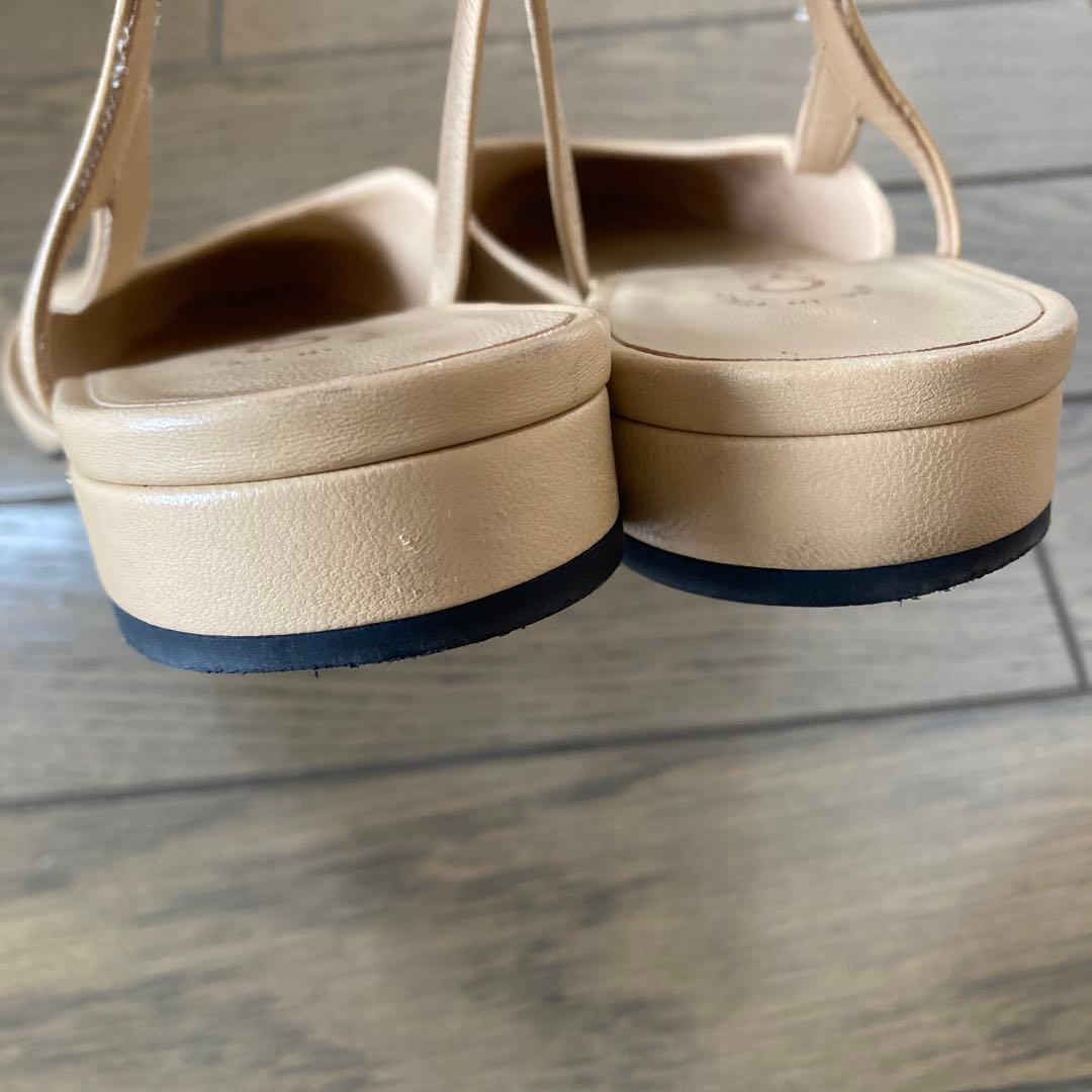 CHANEL スリングバック　フラットシューズ　35.5