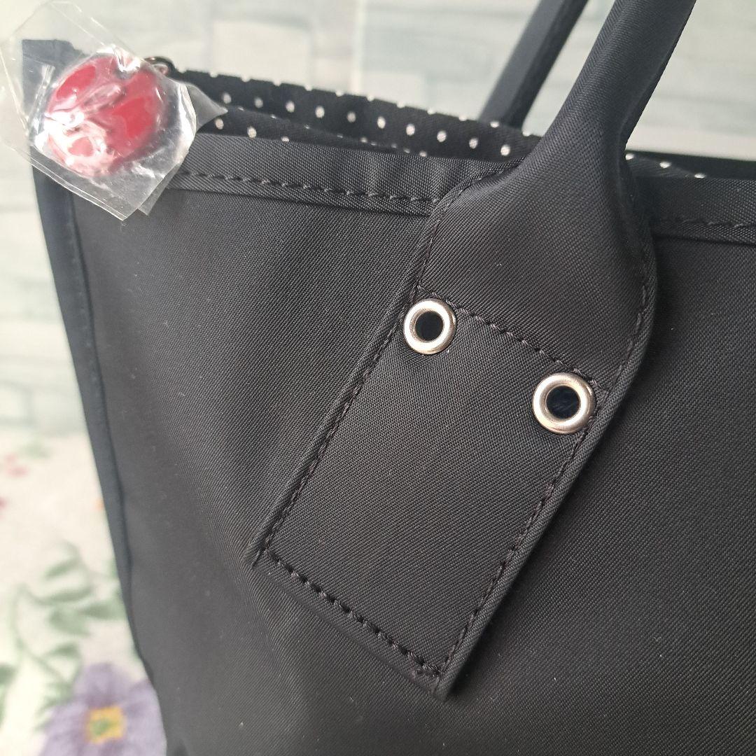 [新品未使用品]アニエスベー ボヤージュ 3室 トートバッグ 黒日本製 ナイロン