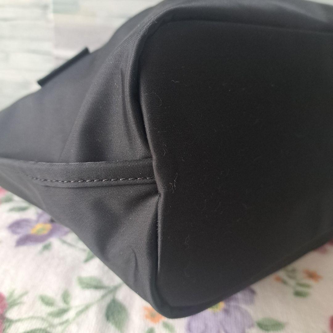 [新品未使用品]アニエスベー ボヤージュ 3室 トートバッグ 黒日本製 ナイロン