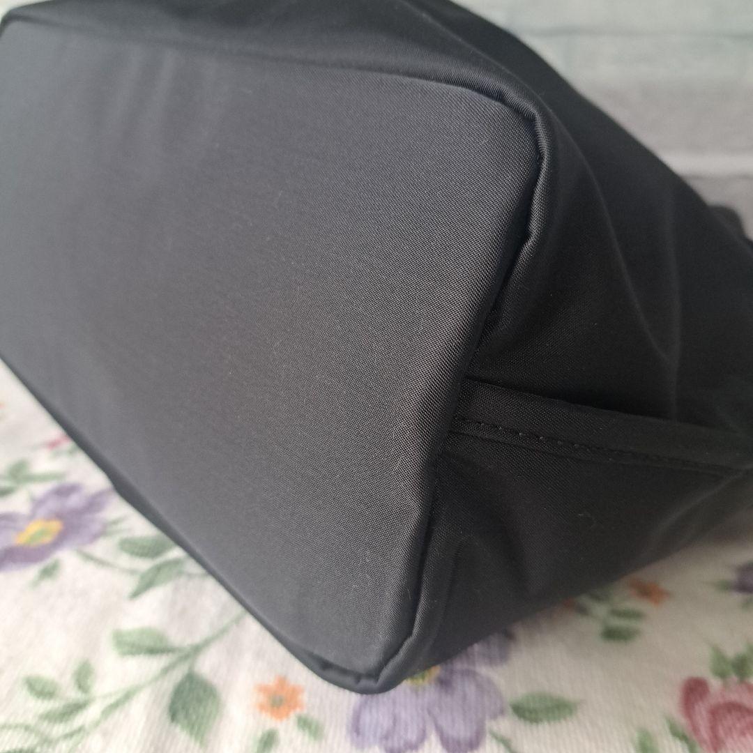 [新品未使用品]アニエスベー ボヤージュ 3室 トートバッグ 黒日本製 ナイロン