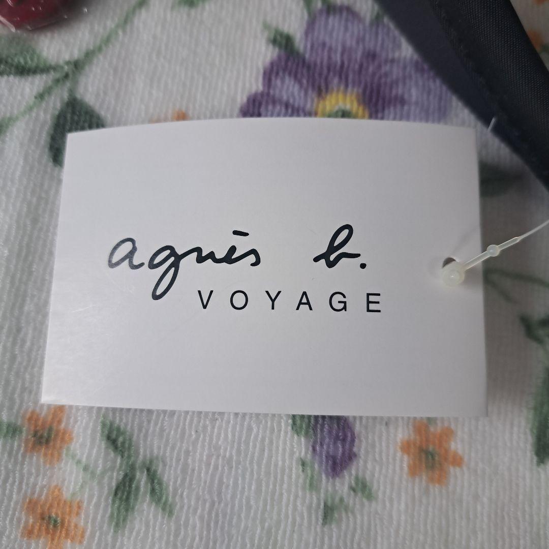 [新品未使用品]アニエスベー ボヤージュ 3室 トートバッグ 黒日本製 ナイロン