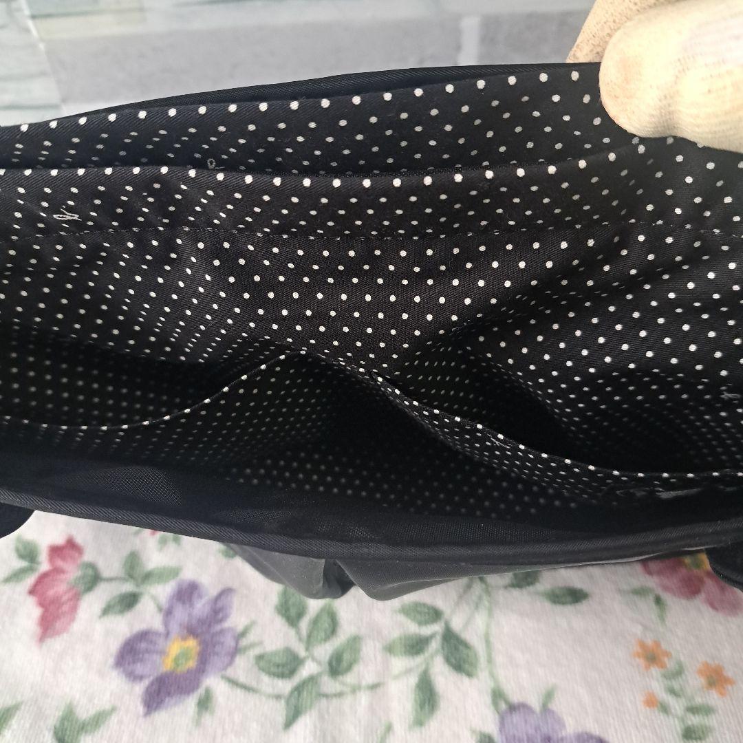 [新品未使用品]アニエスベー ボヤージュ 3室 トートバッグ 黒日本製 ナイロン