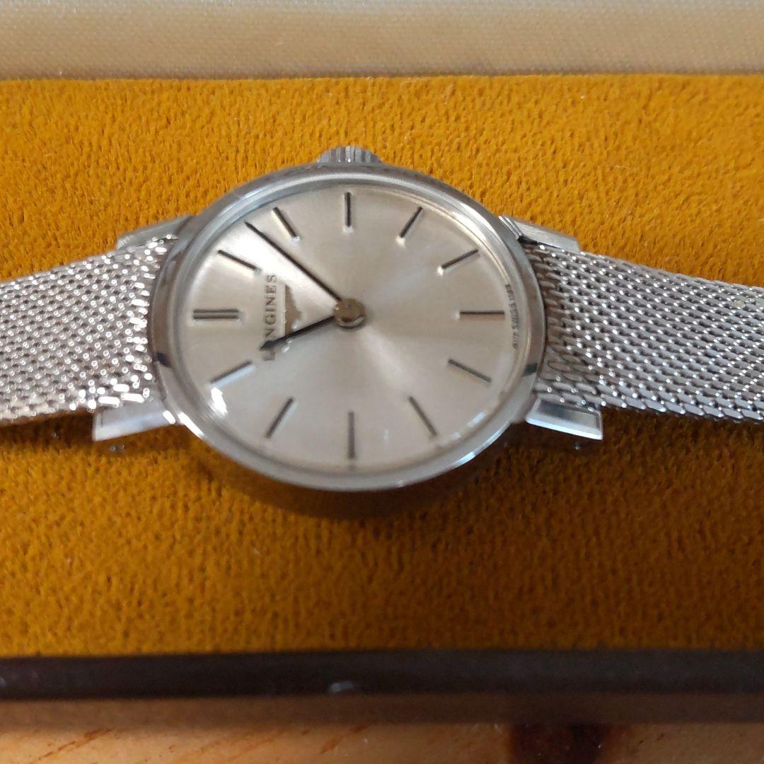 【最終値下】LONGINES レディースアンティーク シルバーダイアル