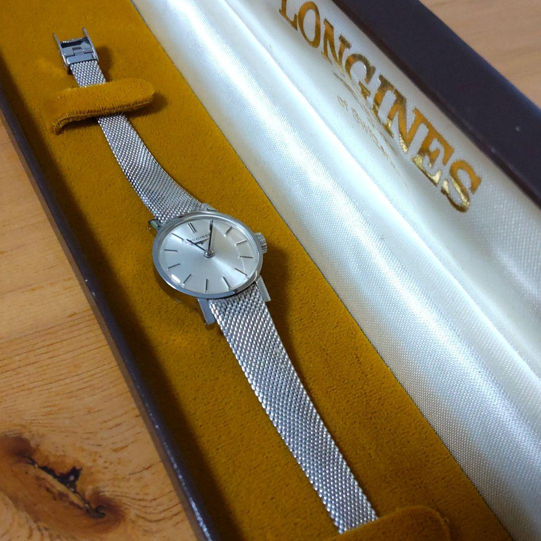 【最終値下】LONGINES レディースアンティーク シルバーダイアル